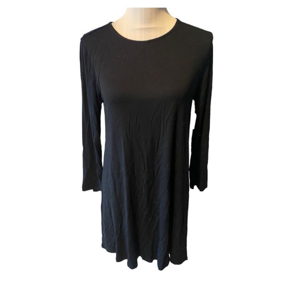 Black Long-sleeve Mini Dress NWT